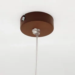 LUMICOM - ZENIT Suspension, 1xE27, max 42W, métal, marron corten, D.40cm