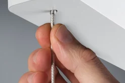 Luminaire en suspension LED Lento 2700K 1800lm 42W Blanc dépoli gradable