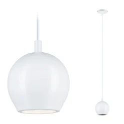 Luminaire en suspension LED Shima GU10 max. 10W Blanc dépoli