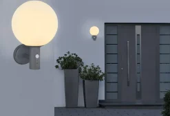 Luminaire extérieur acier inoxidable, 1x E27 LED