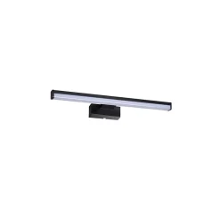 Luminaire mural LED - IP44 - 8W - 4000K - Noir - Salle de bain