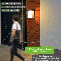 Luminaire Mural Solaire Lot De 2 Extérieures Étanche Lumière LED Blanc Chaud 3000k