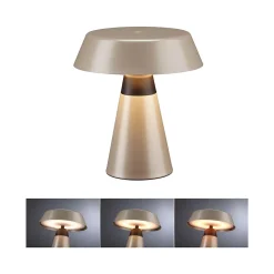 Luminaire rechargeable Lirox IP44 White Switch Champagne Noir