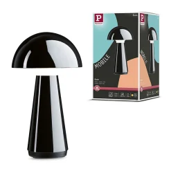 Luminaire rechargeable 3-Step-Dim Onzo IP44 gradable 2700K Noir