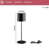 Luminaire rechargeable Tuni IP44 gradable 2700K Noir mat