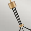 Luminaire suspendu Ensemble 5 lumières - Bronze brossé
