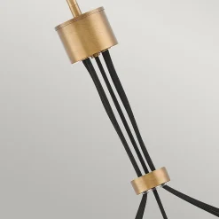 Luminaire suspendu Ensemble 5 lumières - Bronze brossé