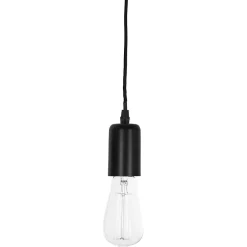 Luminaire Suspension en Métal Noir D 5 cm