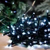 Lumineuse exterieur couleur blanc, guirlande lumineuse Noël 300 LED
