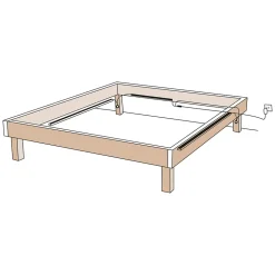 Lumière de lit LED 'Stripe' indoor avec détecteur de mouvement