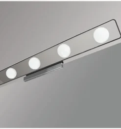 Lumières de miroir de maquillage hollywoodienne avec lumière froide (5700K), lumières de vanité faciles à installer (60 cm)