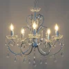 Lustre - Lustre cristal argent - Pavia