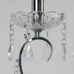 Lustre - Lustre cristal argent - Pavia