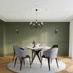 Lustre en acier 5 ampoules 4000K - 60x60x80cm Sollux