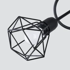 Lustre en acier 3 lampes 48x48x28.5cm Sollux