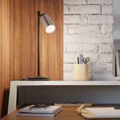 Lustre en acier 2 lampes 30x6x18.5cm Sollux