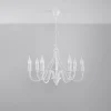 Lustre en acier 7 lampes 60x60x80cm Sollux