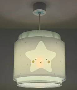 Lustre et lampe suspension enfant Baby Dreams Etoile bleu