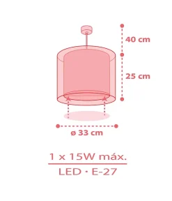 Lustre et lampe suspension pour enfants Rainbow Arc-en-ciel