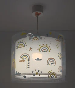 Lustre et lampe suspension pour enfants Rainbow Arc-en-ciel