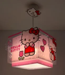 Lustre et lampe suspension pour enfants Hello Kitty