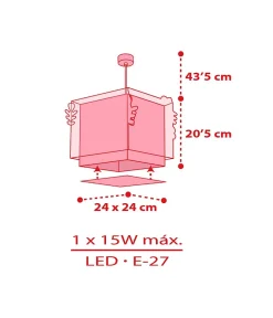 Lustre et lampe suspension pour enfants Hello Kitty