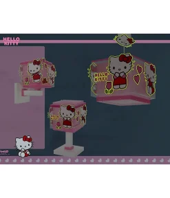 Lustre et lampe suspension pour enfants Hello Kitty
