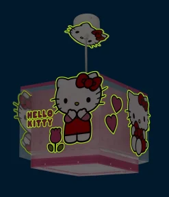 Lustre et lampe suspension pour enfants Hello Kitty