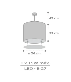 Lustre et lampe suspension enfant Sweet Dreams nuage gris