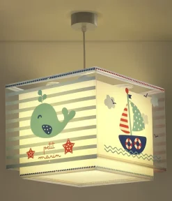 Lustre et lampe suspension enfant Petit Marin
