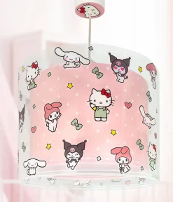 Lustre et lampe suspension pour enfants Hello Kitty & Friends, Kuromi, My Melody et Cinnamoroll