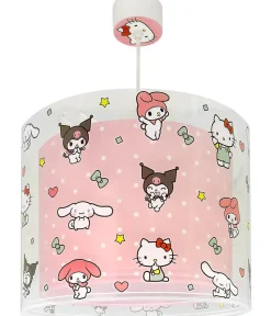 Lustre et lampe suspension pour enfants Hello Kitty & Friends, Kuromi, My Melody et Cinnamoroll
