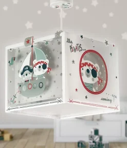 Lustre et lampe suspension enfant The Pirates