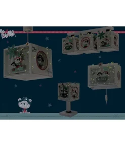 Lustre et lampe suspension enfant The Pirates