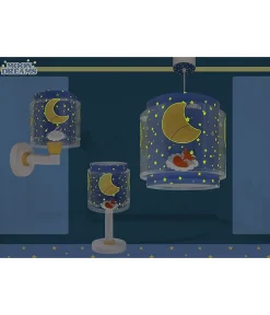Lustre et lampe suspension pour enfants Moon Dreams Lune
