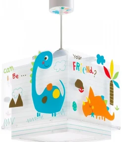 Lustre et lampe suspension enfant Dinos Dinosaures