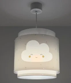 Lustre et lampe suspension enfant Baby Dreams Nuage gris