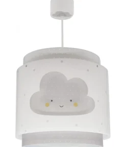 Lustre et lampe suspension enfant Baby Dreams Nuage gris
