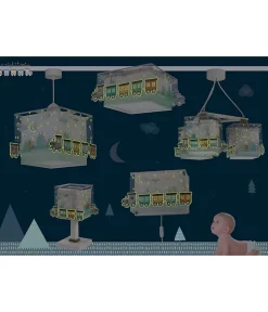 Lustre et lampe suspension enfant The Night Train Former