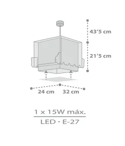 Lustre et lampe suspension enfant The Night Train Former