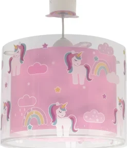 Lustre et lampe suspension enfant Unicorns Licornes