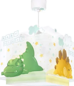 Lustre et lampe suspension enfant Baby Dinos Dinosaures