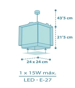 Lustre et lampe suspension enfant Baby Dinos Dinosaures