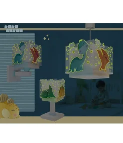 Lustre et lampe suspension enfant Baby Dinos Dinosaures
