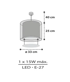 Lustre et lampe suspension enfant Clouds Nuages gris