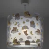 Lustre et lampe suspension pour enfants Baby Teddy Bleu Ours