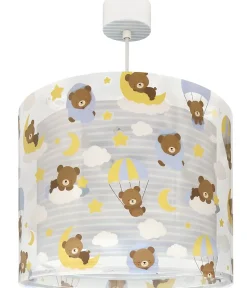 Lustre et lampe suspension pour enfants Baby Teddy Bleu Ours