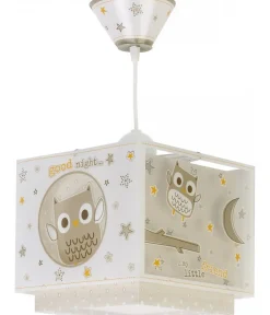 Lustre et lampe suspension enfant Good Night Hibou