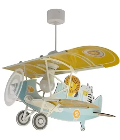 Lustre et lampe suspension enfant avion Petit Lion