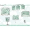 Lustre et lampe suspension enfant Clouds Nuages vert